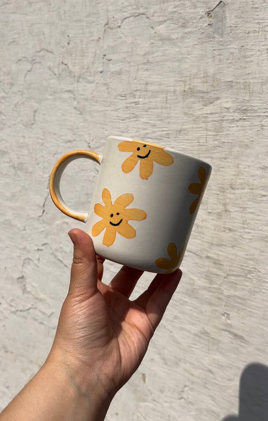 Smiling Sunflower Coffee Mug