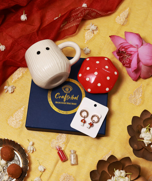 Mushroom Queen Rakhi Hamper