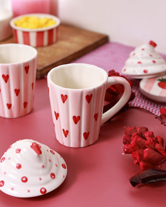 Sweetheart Swirl Mug with Lid