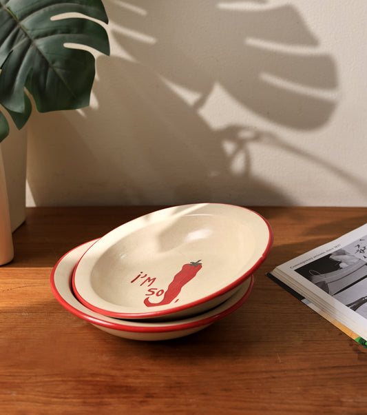 I'm So Hot Pasta Plate