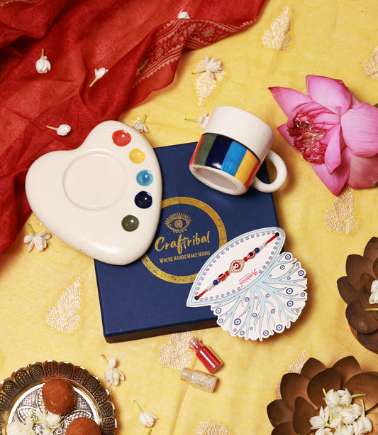 Palette of Love Rakhi Hamper