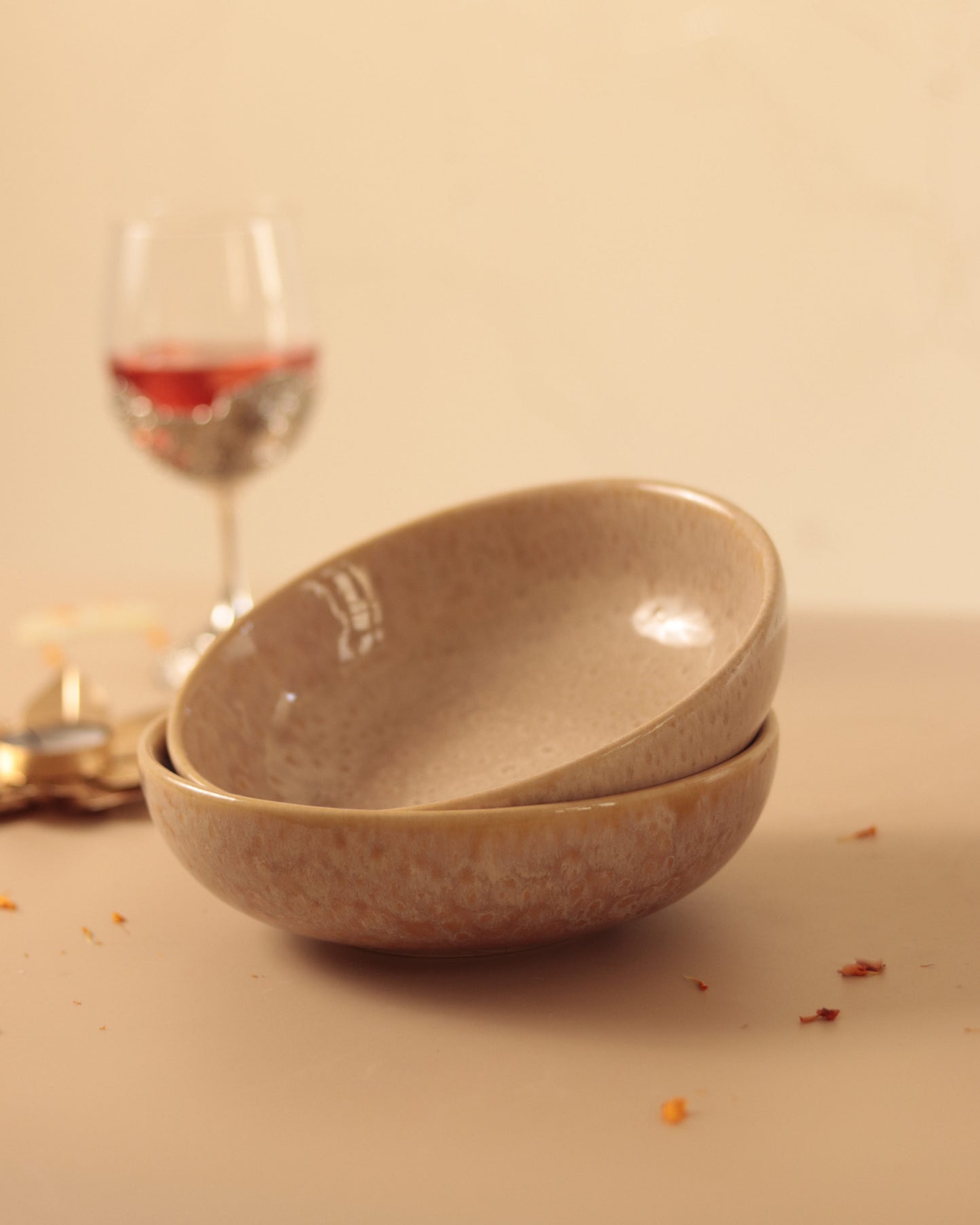 Beige Pasta Bowl