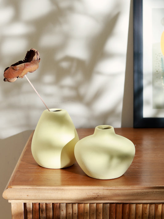 Esoteric Vases (Yellow -Set of 2)