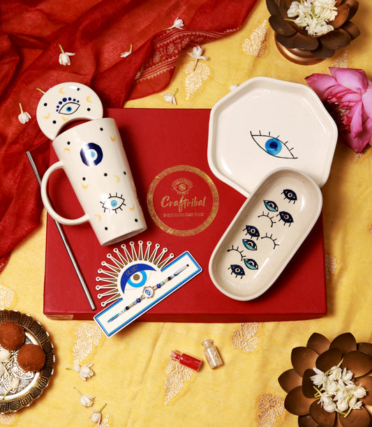 The Nazar Rakhi Hamper