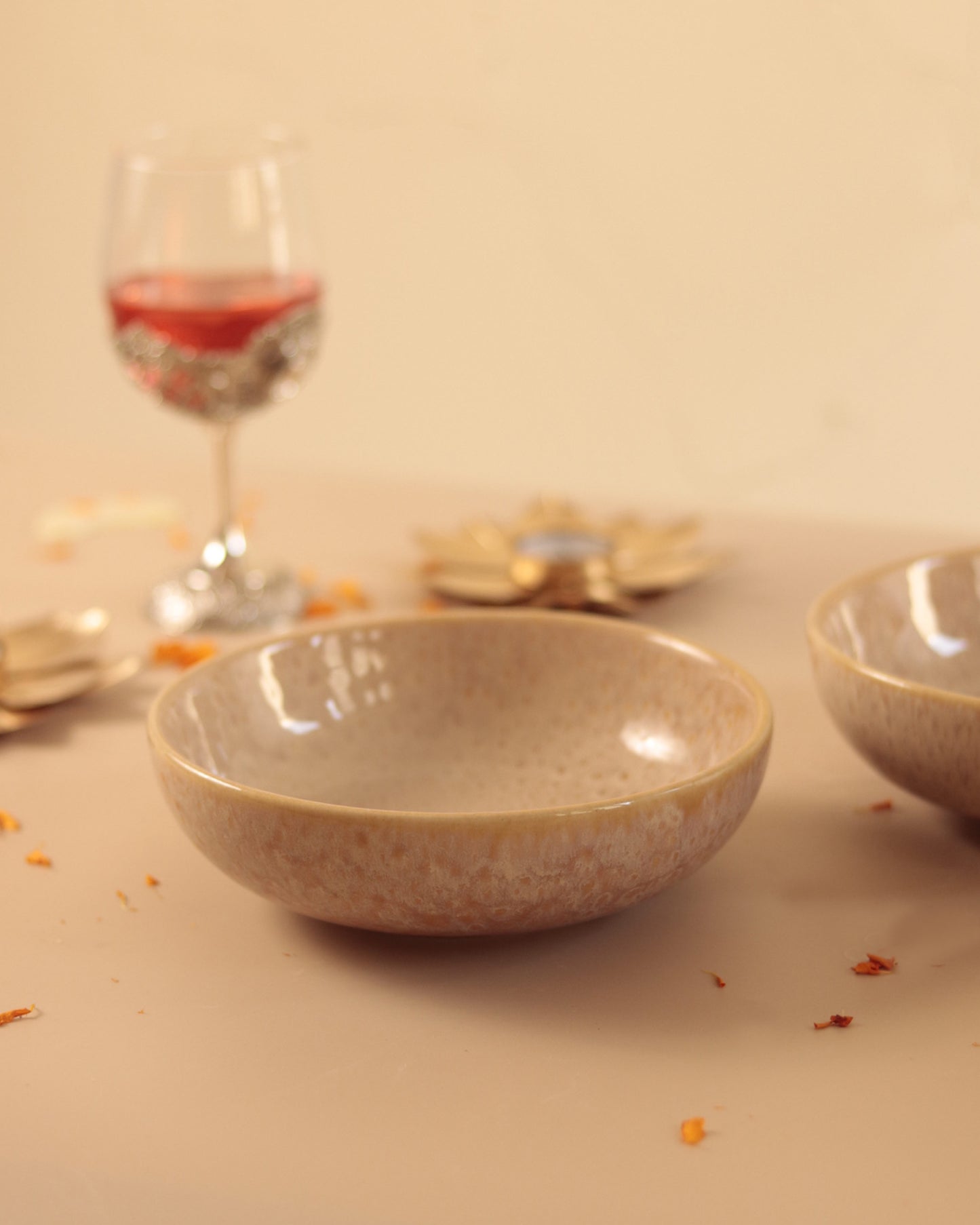 Beige Pasta Bowl
