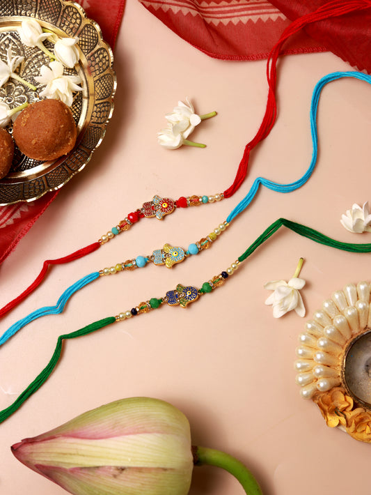 Hamsa Evil Eye Rakhi