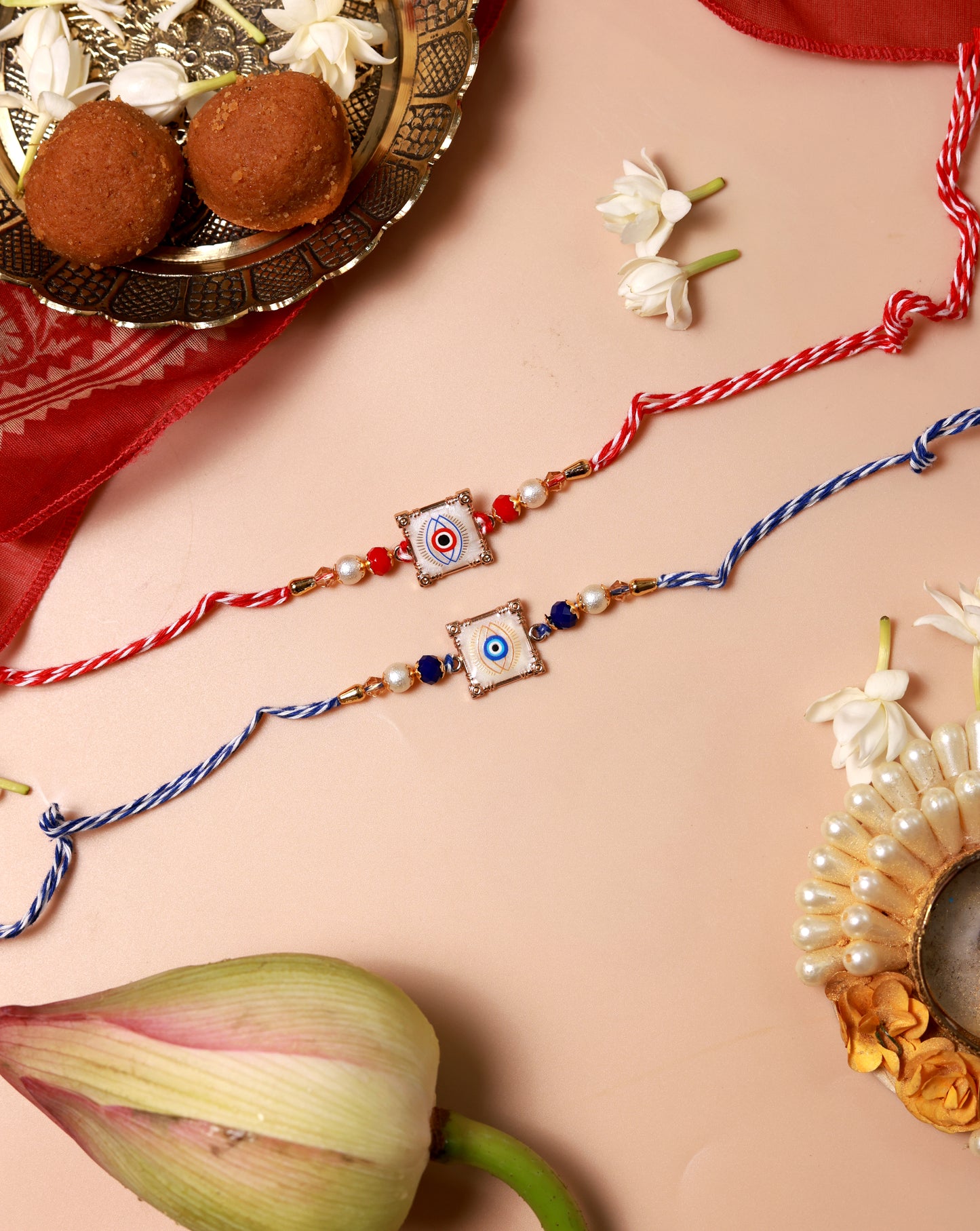 Square Evil Eye Rakhi