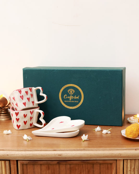 Radiant Heart Duo Bhaiya Bhabhi Rakhi Hamper