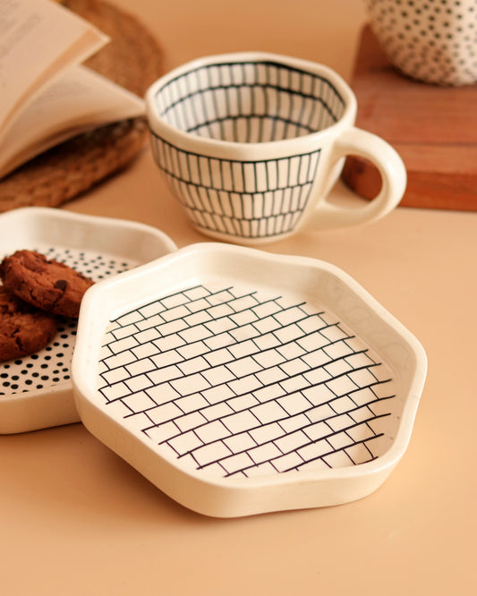 Black Bricks Breakfast Set