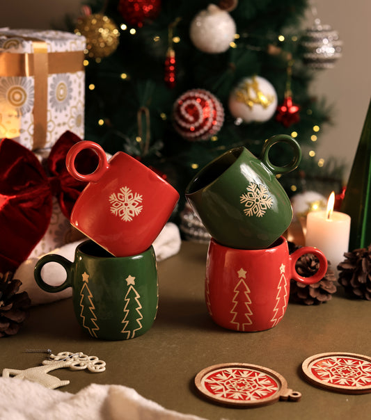 Snow & Tree Festive Bestselling Combo (Pack of 4)