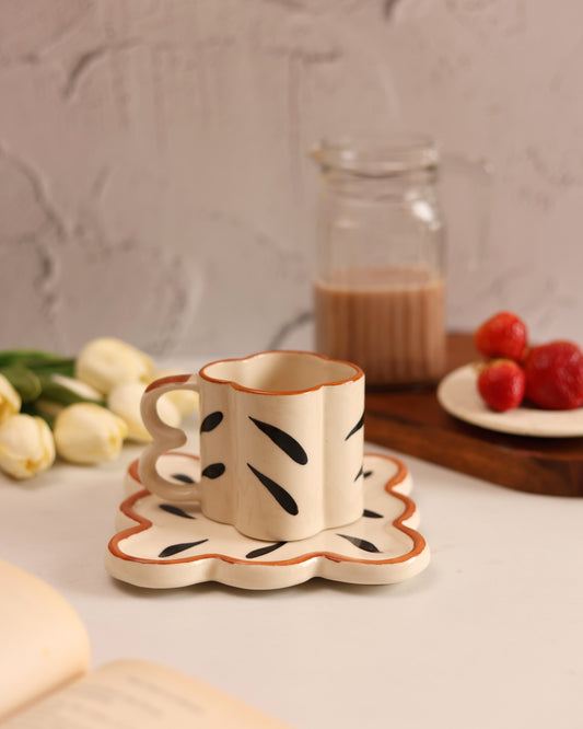 Leopard Mug and Plate Set