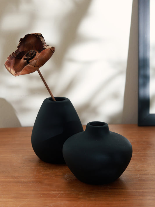 Esoteric Vases (Black -Set of 2)