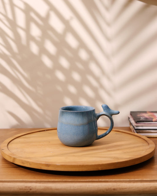 Bird Mug- Blue