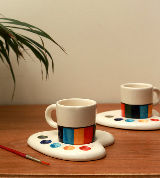 Striped Ceramic Color Palette