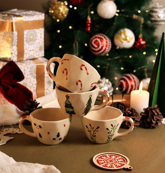 Santa’s Sip Mugs Combo (Pack of 4)