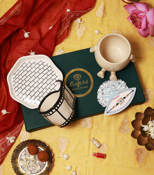Retro Bond Rakhi Hamper
