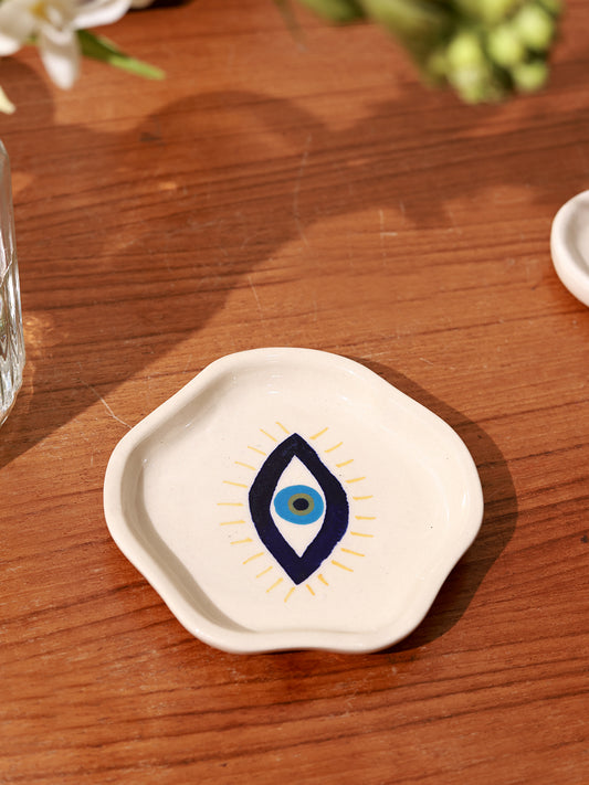 Evil Eye Dessert Plate