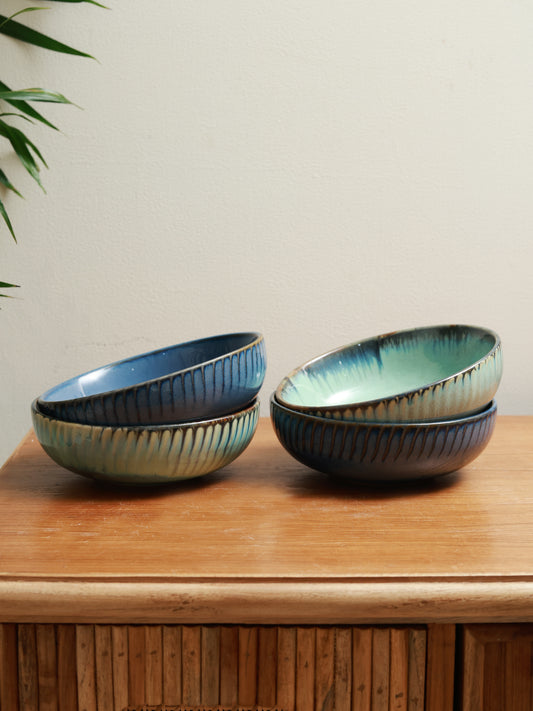 Metallic Pasta Bowl Combo