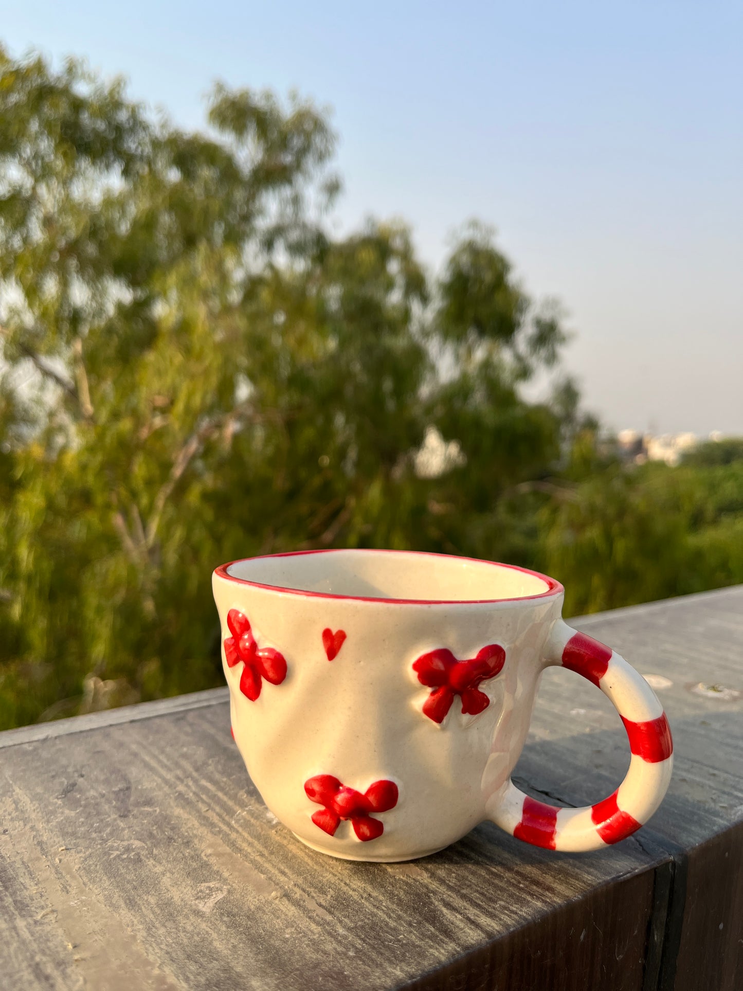Red Bow Mug