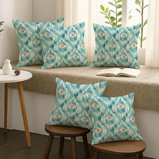 Diamond Printed Cushion Covers (Set of 5)