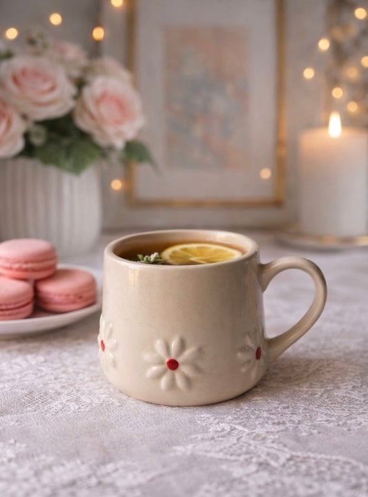 Little Daisy Mug- White