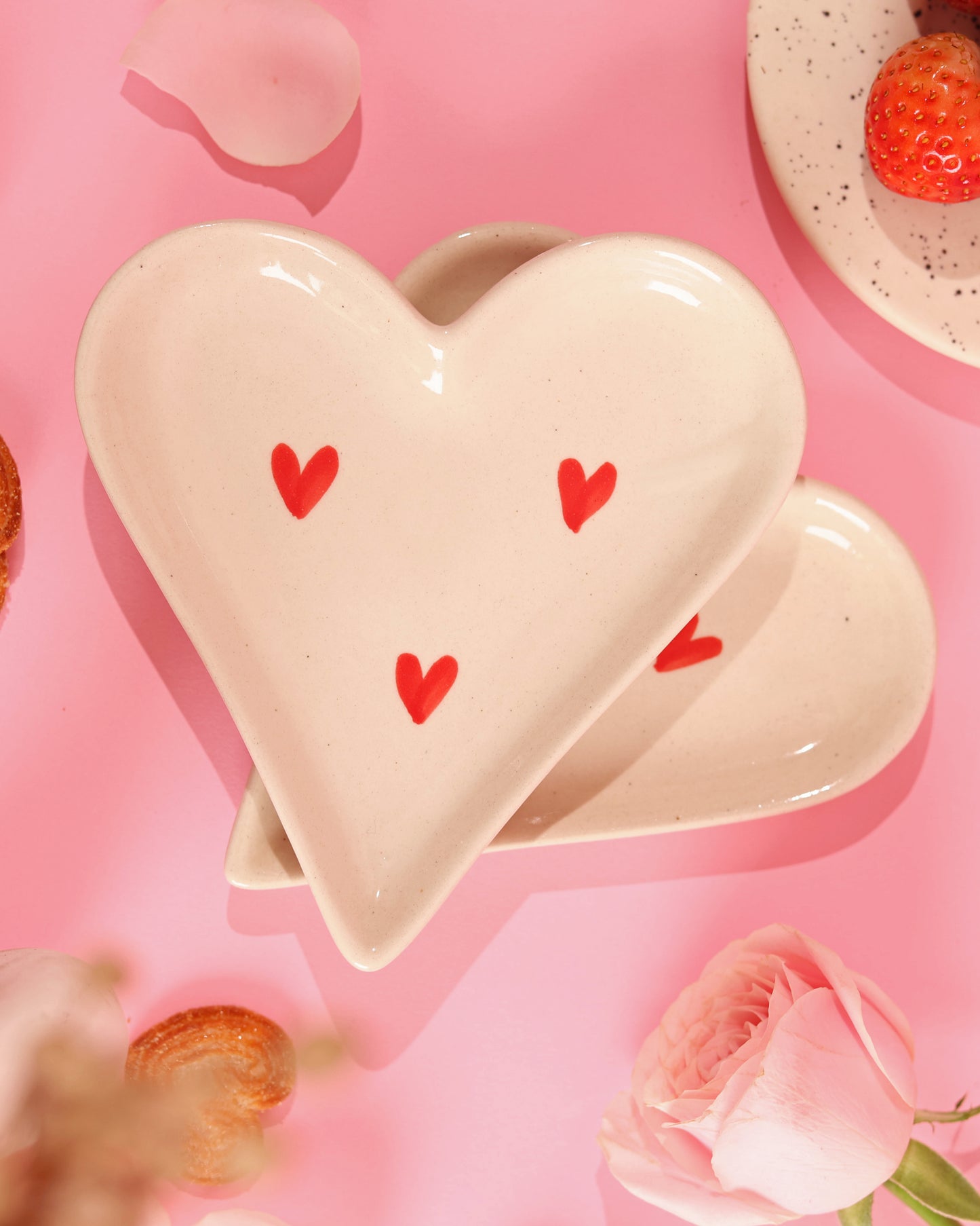 Heart Shaped Dessert Plate