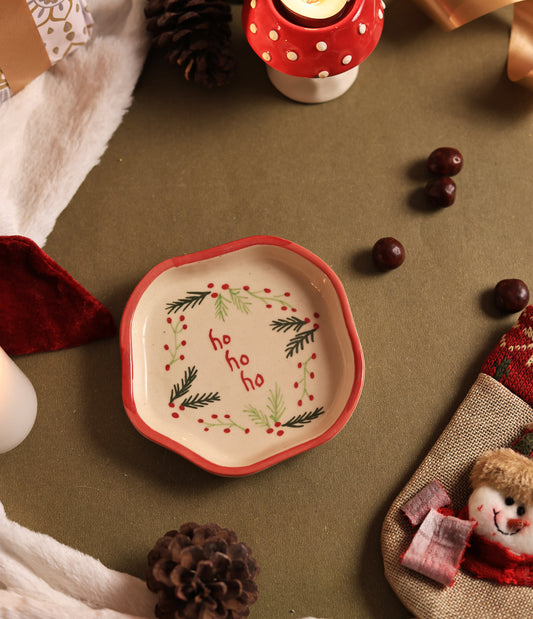 Ho Ho Ho Dessert Plate