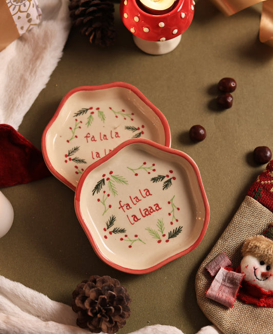 Fa La La Dessert Plate