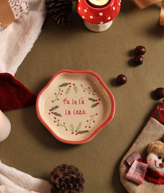 Fa La La Dessert Plate