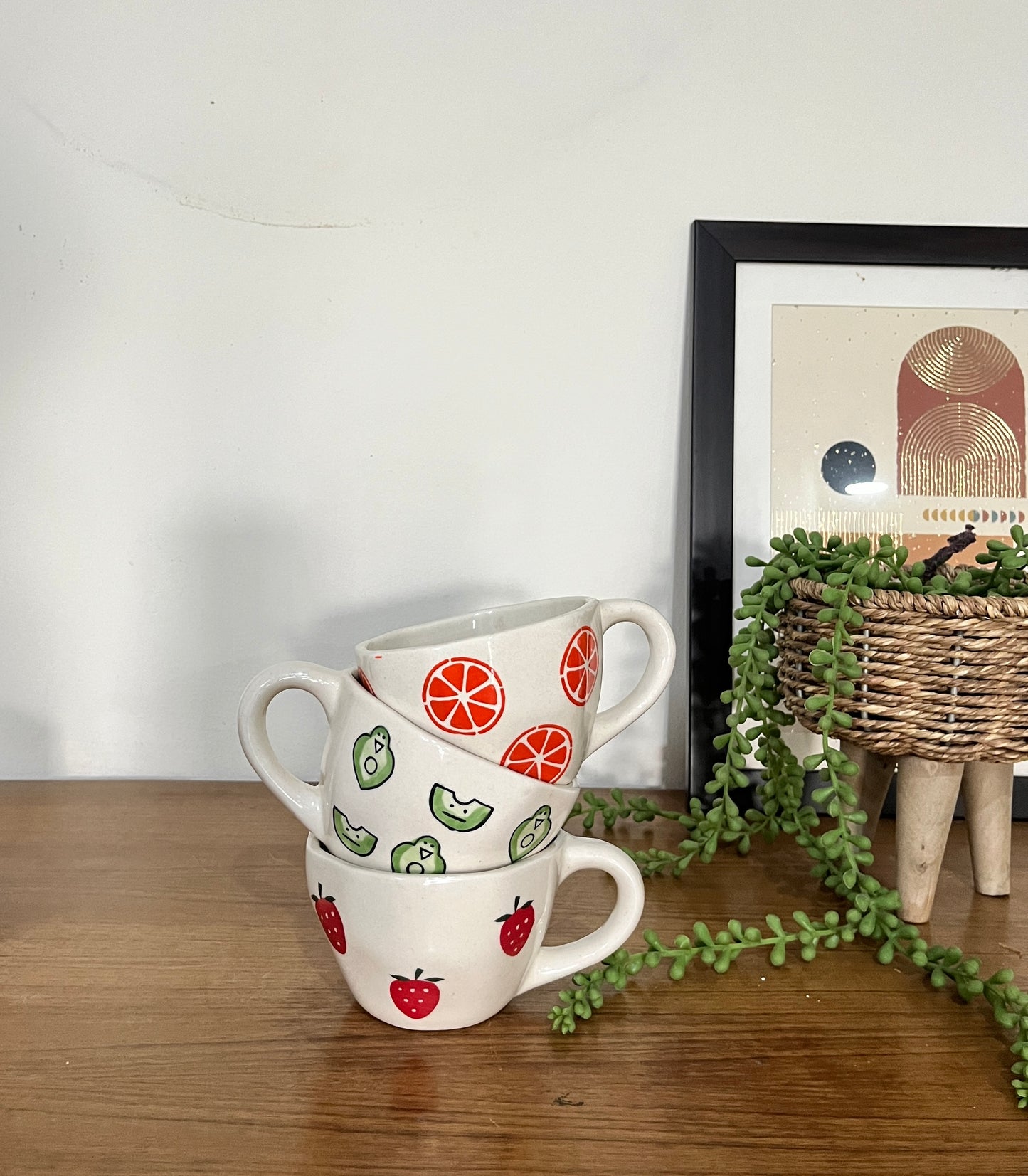 Set of 3 Fruit Cups