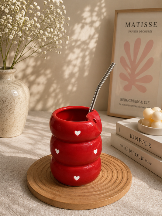 Red Heart Sipper