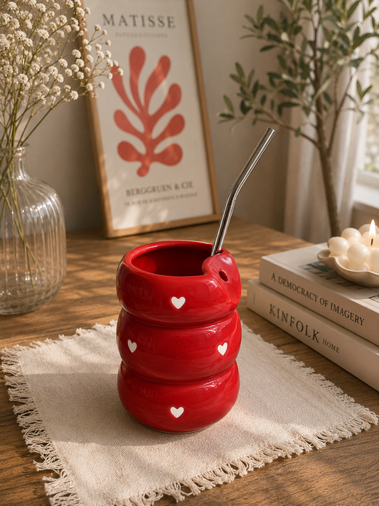 Red Heart Sipper