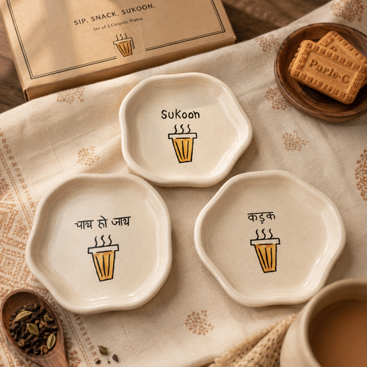 The Chai Studio Plates Trio Set