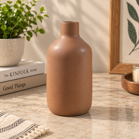 Brown Bottle Vase