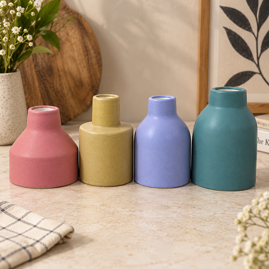 Modern Muse Ceramic Vase Set of 4