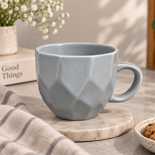 Grey Diamond Mug