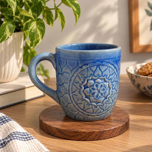 Azure Mandala Mug