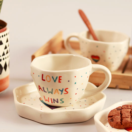 ‘LOVE ALWAYS WINS’ Coffee Mug