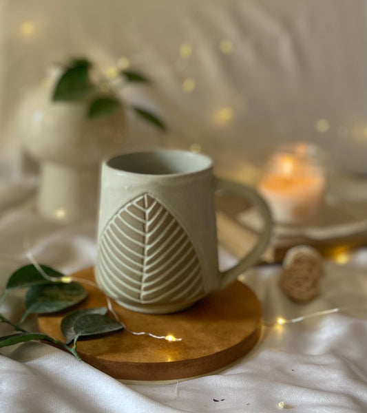 Earthy Leaf Mug