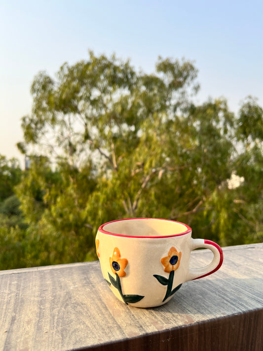 Yellow Flower Mug