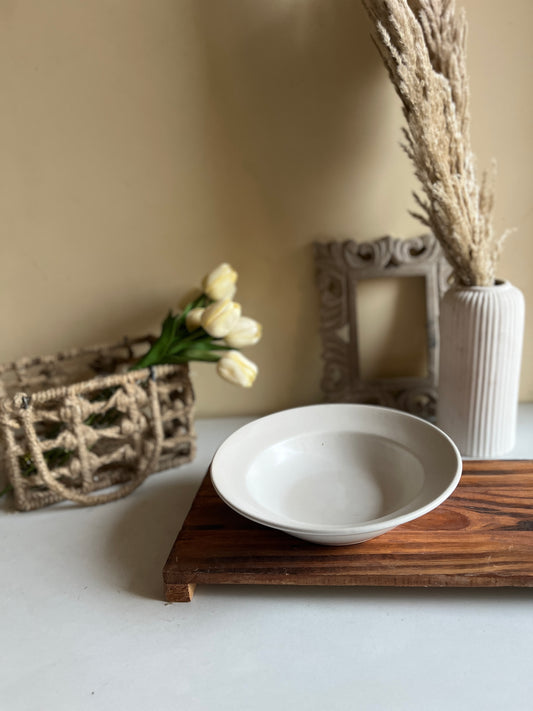 Classic White Pasta Plate