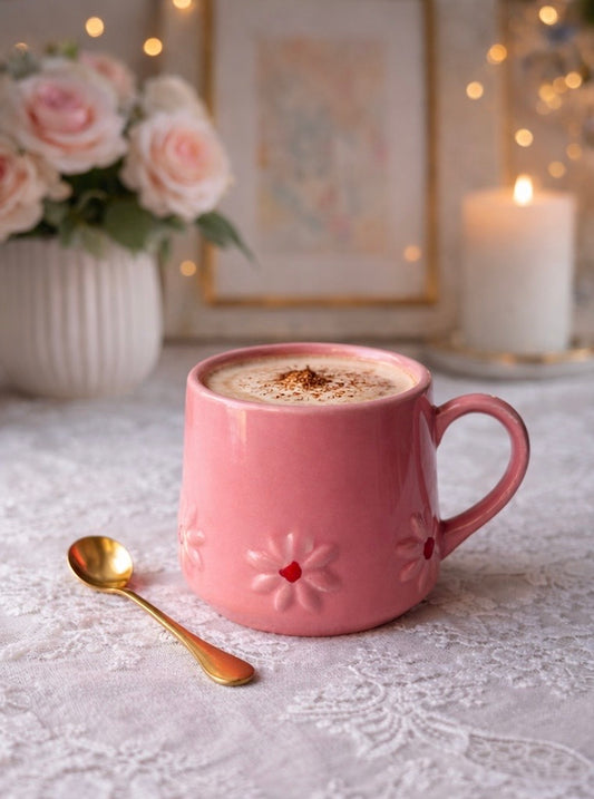 Little Daisy Mug- Pink
