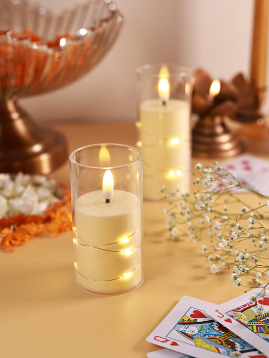 Twilight Glow LED Candles (Set of 2)