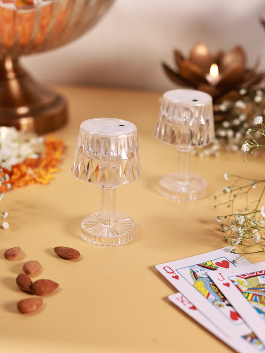 Crystal Glow LED Lamps (set of 2)
