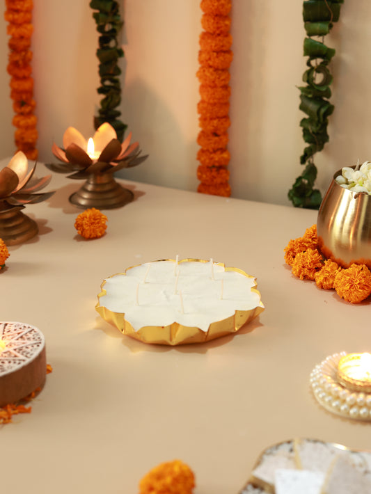 Urli Candle|| 7 Wick Candle || Vanilla Oudh