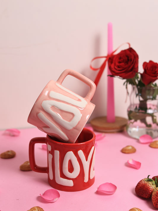 'I LOVE YOU' Mug Combo