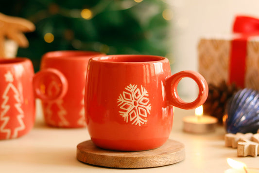 Red Snow Mug