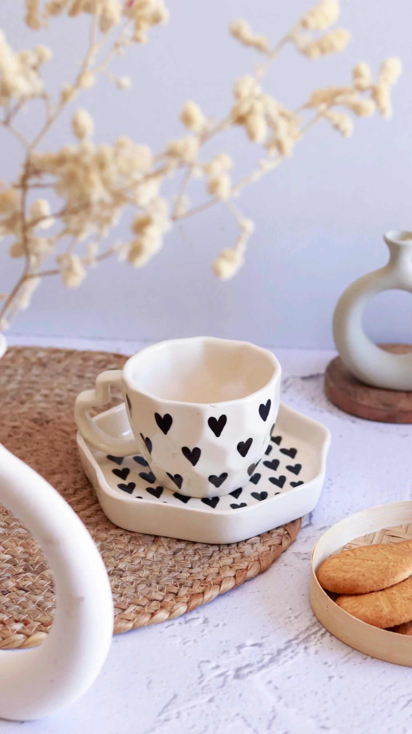 Black Hearts Breakfast Set