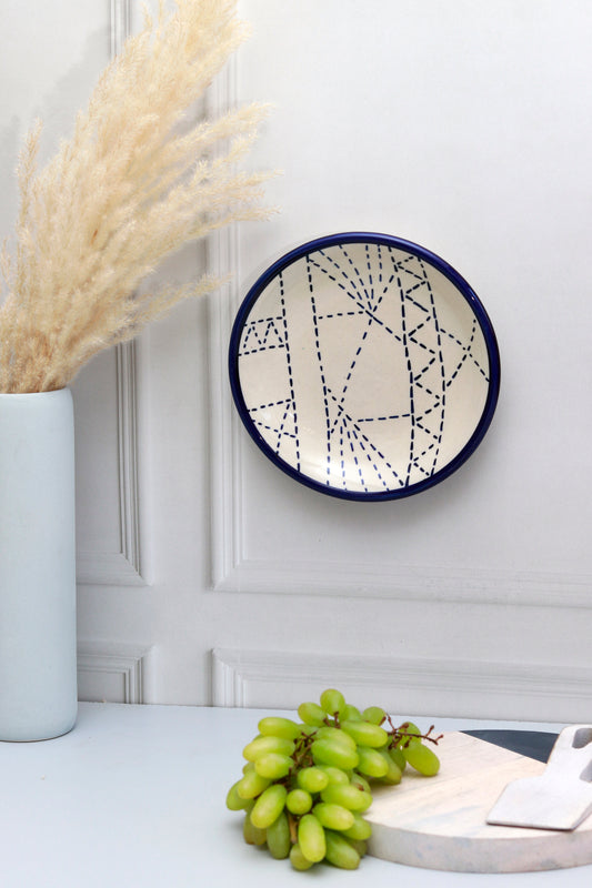Hand Painted Wall Plates (With hooks)