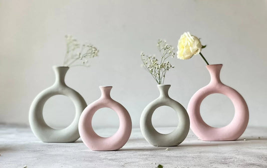 Mini Hollow bud vases (set of 2)